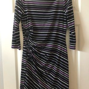 Drapes neck sheath dress